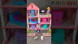 Satisfying Unboxing With Cute Pink Barbie Doll House Playset ASMR | Review Toys #dollhouse #barbie