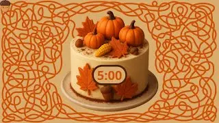 5 Minute Timer Bomb AUTUMN CAKE