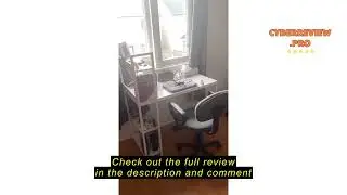 Review CubiCubi Computer Desk 55 inch with Storage Shelves Study Writing Table for Home Office,Moder