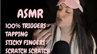 ASMR FRANCAIS QUÉBÉCOIS INTENSE TRIGGERS (crinkle,tapping,sticky fingers,scratching,whisper)