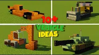 10+ VEHICLES Build Hacks In Minecraft