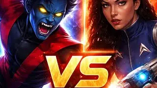 X-Men Nightcrawler vs Star Trek Captain | Featuring Pootie Tang, Reakwon