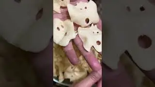 Spooky Crispy Potato Snacks #snacks #spooky #potato #viral #highlights #halloween #shorts #food