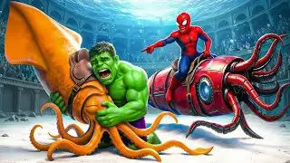 Joker Unleashed! Wonder Woman in Trouble | Hulk & Spider-Man Save Her?