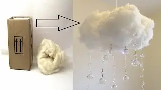 DIY Crystal Cloud Suncatcher Hanging Decoration