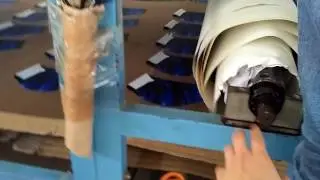 Roller to roller cut piece heat press machine pink customer machine