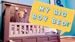 MY NEW BIG BOY BED! (2 Year Old Reaction)