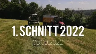 1.  Schnitt 2022 / Claas Jaguar 940, MF8s, MF7726