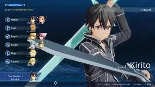 SWORD ART ONLINE Fractured Daydream - 'Character Selection' Music Soundtrack (OST) HD 1080p