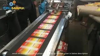Pouch feeding conveyor | inkjet printing with friction feeder