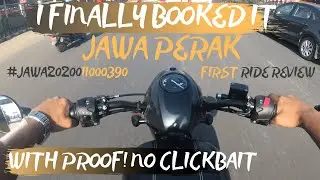 JAWA PERAK RIDE REVIEW IN HINDI | I BOOKED JAWA PERAK AND DELIVERY ESTIMATE OF MY JAWA PERAK (LIVE)