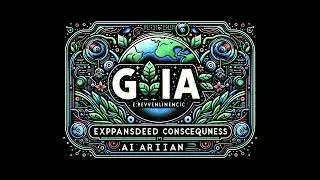 Expanded Consciousness GAIA Green AI Artisan, logo for a game studio development tool