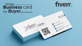 simple business card Design for client | fiverr