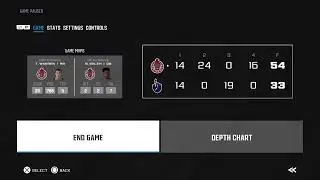 Washington Warriors(7-3) vs. New York Nationals(5-5) Axis Football 2025 Season 2