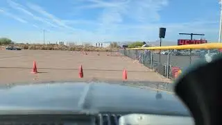 2/8/25 AZ SOLO autocross in a 1968 Chevy Nova (fastest run)