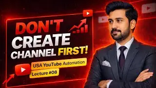 FREE YouTube Automation Course 2026 | Lecture 08 | USA Based Channel Creation (Practical)