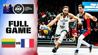Lithuania v France | Men's - Full Game | FIBA 3x3 Europe Cup 2021