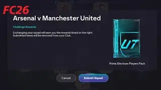 Arsenal v Manchester united #EA SPORTS #FC26 #TOTY #UT #SBC Marquee Matchups