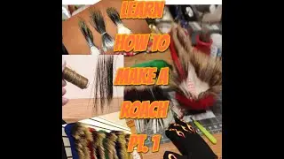 Let's make a Roach! With Fake Hair!!! pt.1 #indigenous #powwow #diy #culture #roach #nativeamerican