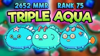 RANK 75 CHEAP TRIPLE AQUA BUILD  | Season 21 (DAY 18) | LEADERBOARDS | AXIE INFINITY