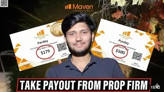 How to Withdraw Prop Firm Payout through Crypto | Maven Trading Prop Firm Review | Too Much Spread??