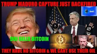 IT'S RIGGED! TRUMP MADURO CAPTURE JUST BACKFIRED! THEY HAVE NO BITCOIN & WE CANT USE THEIR OIL!