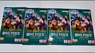 One Piece Card Game OP-08 Two Legends Booster Packs Opening!