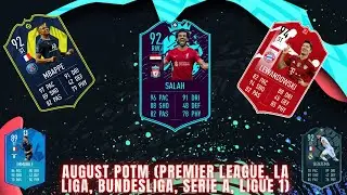 Fifa 21 August POTM (Premier League, La Liga, Bundesliga, Serie A, Ligue 1)