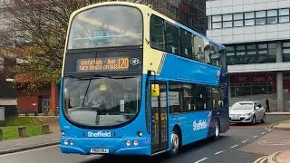New First Bus Sheffield Livery 37472 Name Snooker Balls On 120 From Fulwood To Crystal Peaks