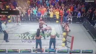 Men's 4 vs 4 tag team match WWE 2k25 Sunday January 25th 2026