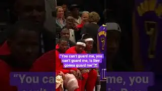 LeBron James Talking smack to the Bulls bench😭