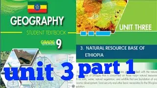 Geography grade 9 unit 3 part 1 // meaning of natural resources 
