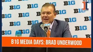 День медиа Big Ten 2025: тренер Иллини Брэд Андервуд