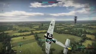 War Thunder|fw 190 A-4| 9 kills in one round