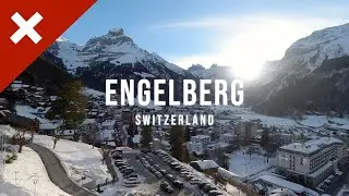 🇨🇭 Engelberg - Titlis glacier cave, cliffwalk suspension bridge & steep ski slopes in Swiss alps 4K