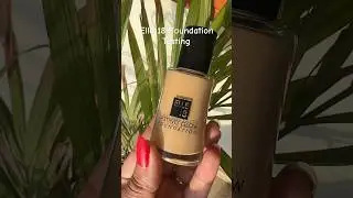 Testing Elle 18 Foundation| worth Rs100| Review Check| #elle18 #foundation #beutyhack #shorts