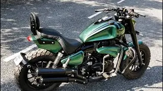 Royal Enfield modified | Bike Modification | into Harley Davidson | Vampvideo |