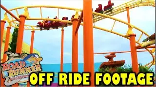 Road Runner Rollercoaster at Warner Bros Movie World Off-Ride Footage (No Copyright)