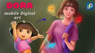 Dora mobile digital art #shortvideo #shorts| paint box