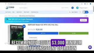 GBPUSD Robot EA MT4 | Best GBPUSD Auto Trading Bot | No Martingale, Low Drawdown