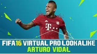 FIFA 16 | VIRTUAL PRO LOOKALIKE TUTORIAL - ARTURO VIDAL