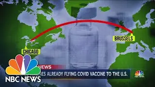 First Doses of Pfizer&rsquo;s Covid-19 Vaccine On The Move | NBC Nightly News