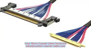 Experience High-Quality AWG 40 micro coax EMI/RFI braided + foil shield Manufacturer Manufacture cab