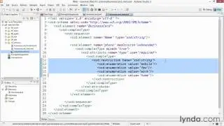 42 Defining a schema for our BusinessCard XML file