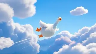 Five Fluffy Ducks in the Sky | Flying Duck Rhyme for Kids | Nursery Rhymes & Baby Songs