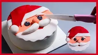 Amazing Christmas Cake Decorating Easy Tips| Santa Claus Cake Style Ideas DIY