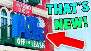 Secret Life Of Pets Ride Update, Nintendo World Construction, Jurassic - Universal Studios Hollywood