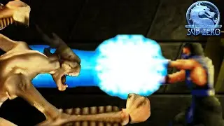 Mortal Kombat Mythologies: Саб-Зиро. Все боссы (без урона)
