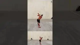 NASTY shot off the bounce by Tavo #handball #wallball #nychandball #nyc #sports