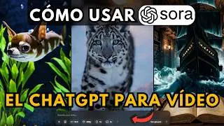 C&oacute;mo USAR SORA en ChatGPT para CREAR VIDEOS con Inteligencia Artificial | Acceder a SORA Tutorial